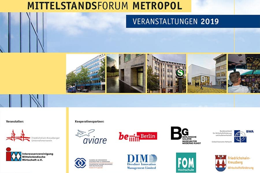 Beim Mittelstandsforum Metropol treffen Sie auf andere Unternehmer und Top-Experten, mit denen Sie sich austauschen können.