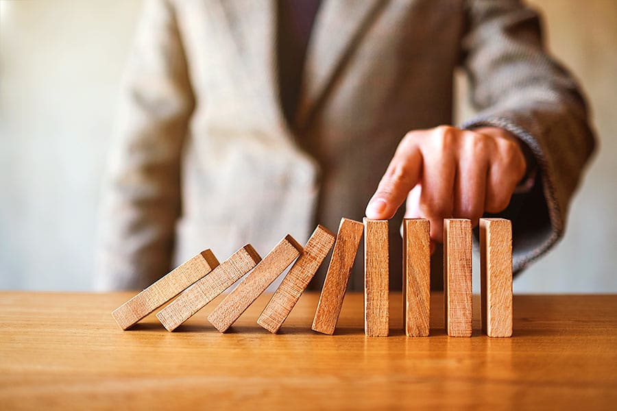 Corona Unternehmen Hilfe: Domino Effekt aufhalten