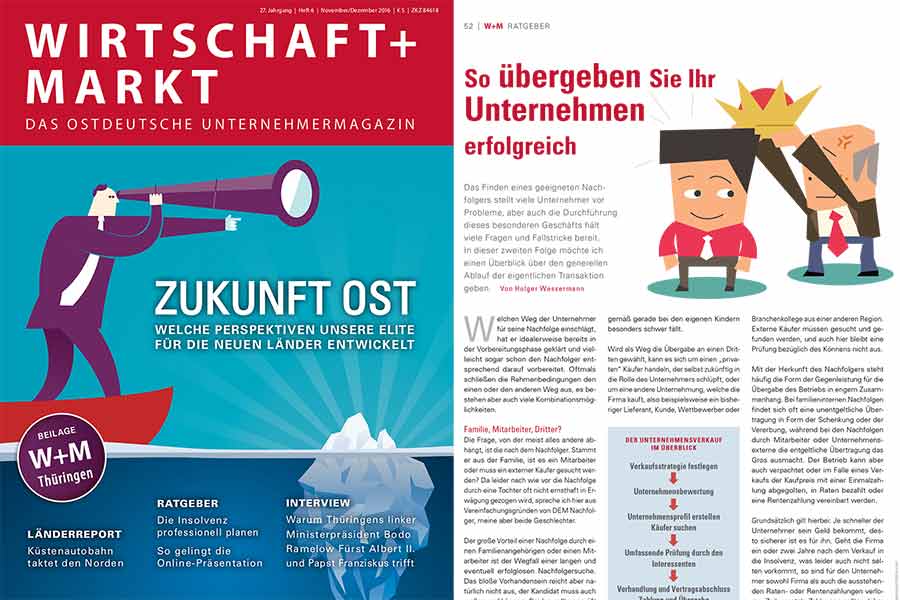 Die erfolgreiche Unternehmensübergabe lässt sich bereits zu Beginn unterschiedlich aufbauen.